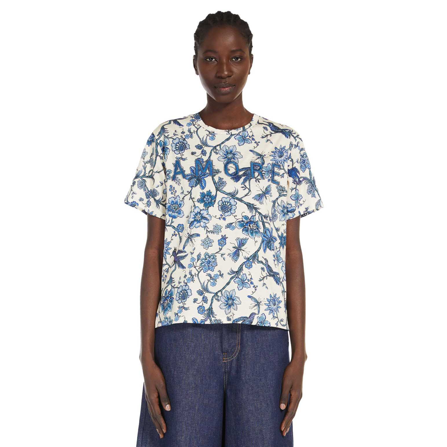 Weekend Max Mara Radio Floral Printed T-Shirt